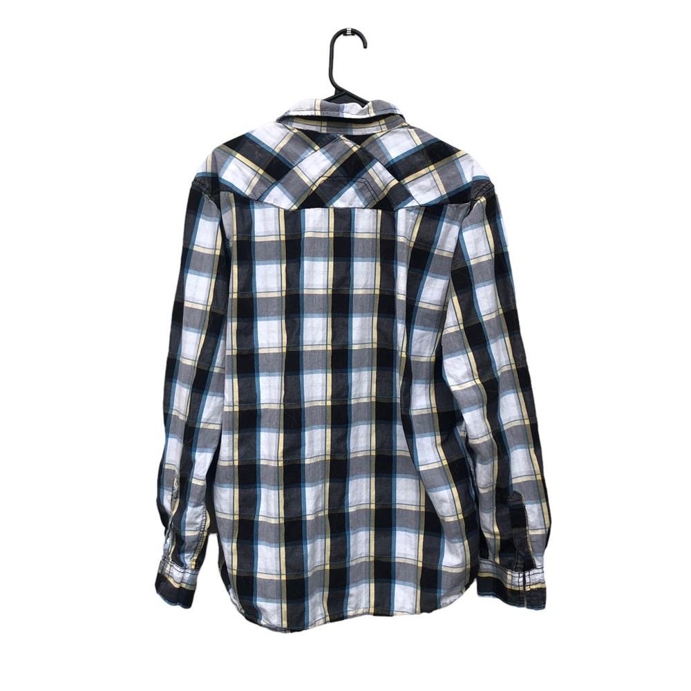 Bke Plaid Oxford Shirt size XL - Picture 8 of 11
